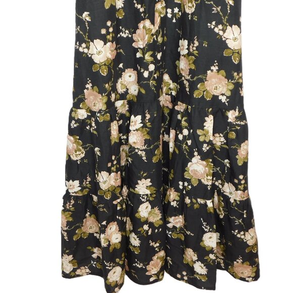 Tuckernuck Midnight Garden Lyles Dress | Maxi Floral Tiered | No Belt | EUC | XL - Picture 4 of 10